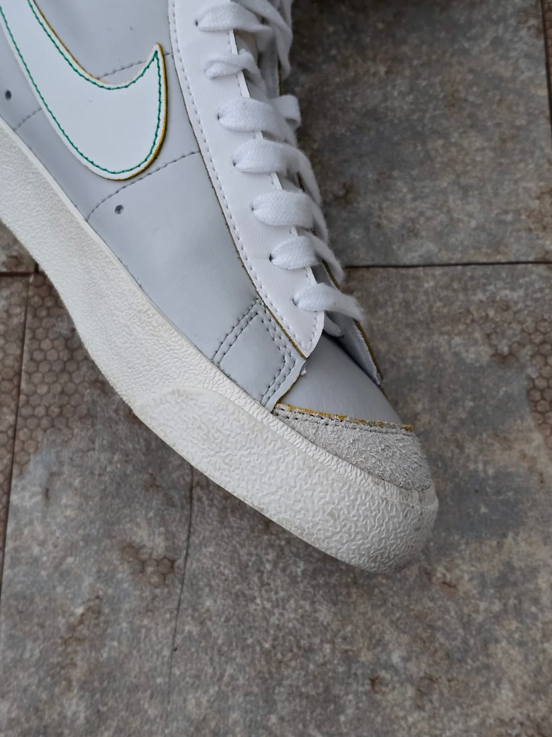 (255)나이키 블레이저 미드 77 brs 화이트 상품이미지5