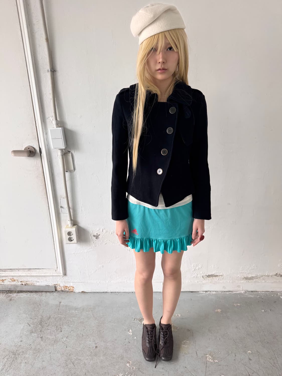 big button collar coat 상품이미지3