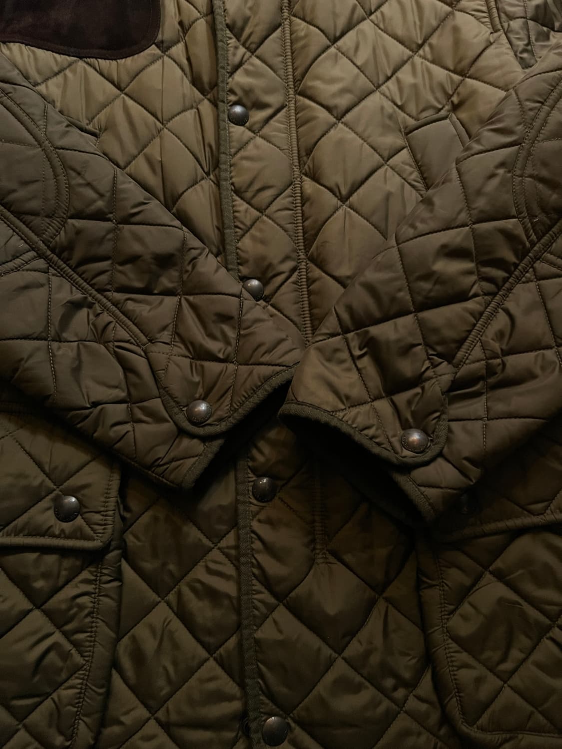 [L]폴로 랄프로렌 클래식 카키 퀼팅 헌팅 자켓 상품이미지5