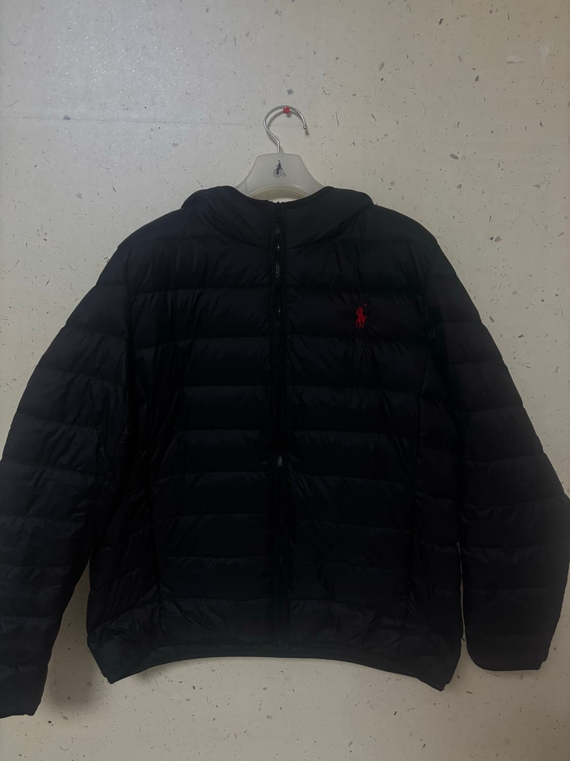 폴로 후드 경량패딩 상품이미지1