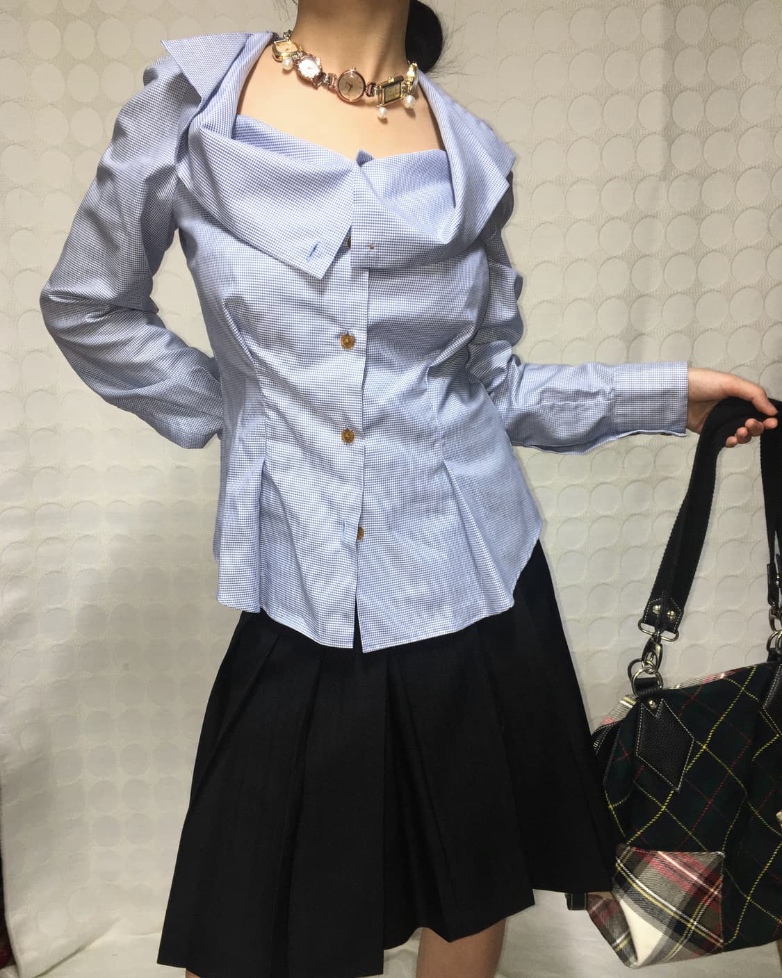 vivienne westwood 변형 카라 셔츠 상품이미지2