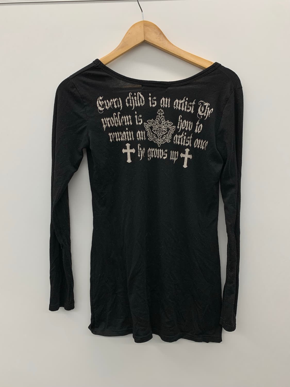 재패니즈 펑크 십자가 프린팅 롱슬리브 상품이미지5