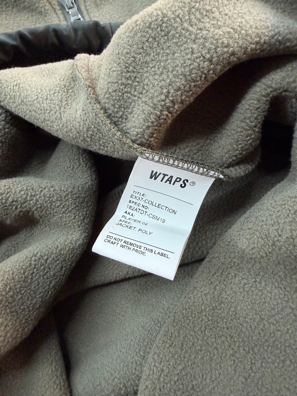 Wtaps 더블탭스 02 Player 플리스 자켓 상품이미지10