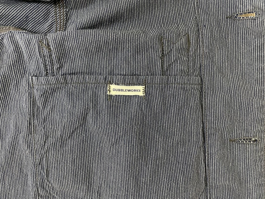 95) 40's 복각 웨어하우스 더블웍스 히코리 커버올 상품이미지3