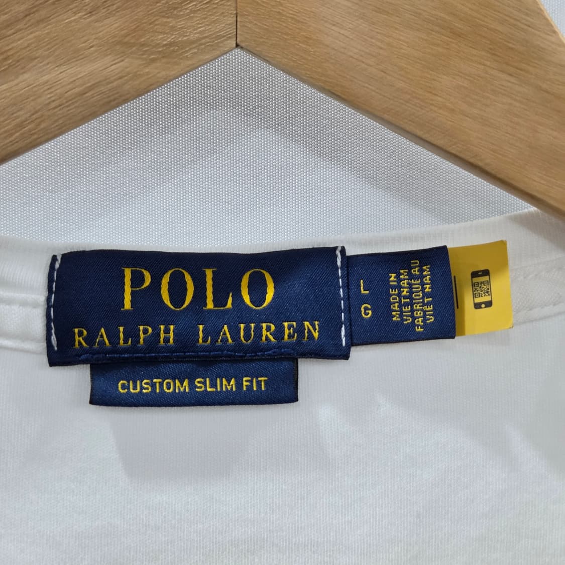 폴로랄프로렌 자수 로고 반팔티 화이트 L  상품이미지3