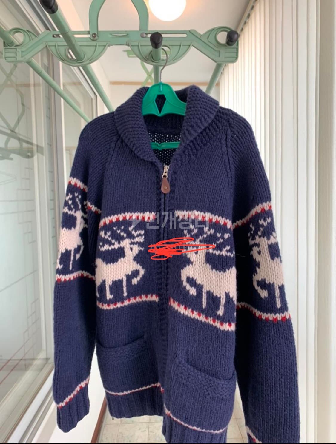 캐나다 코위챤 남색 상품이미지1