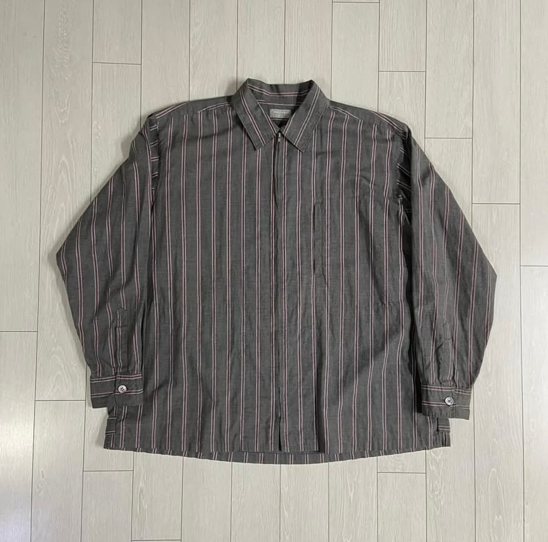 [OS] AD1994 꼼데가르송 옴므 셔츠 블루종 자켓 상품이미지1