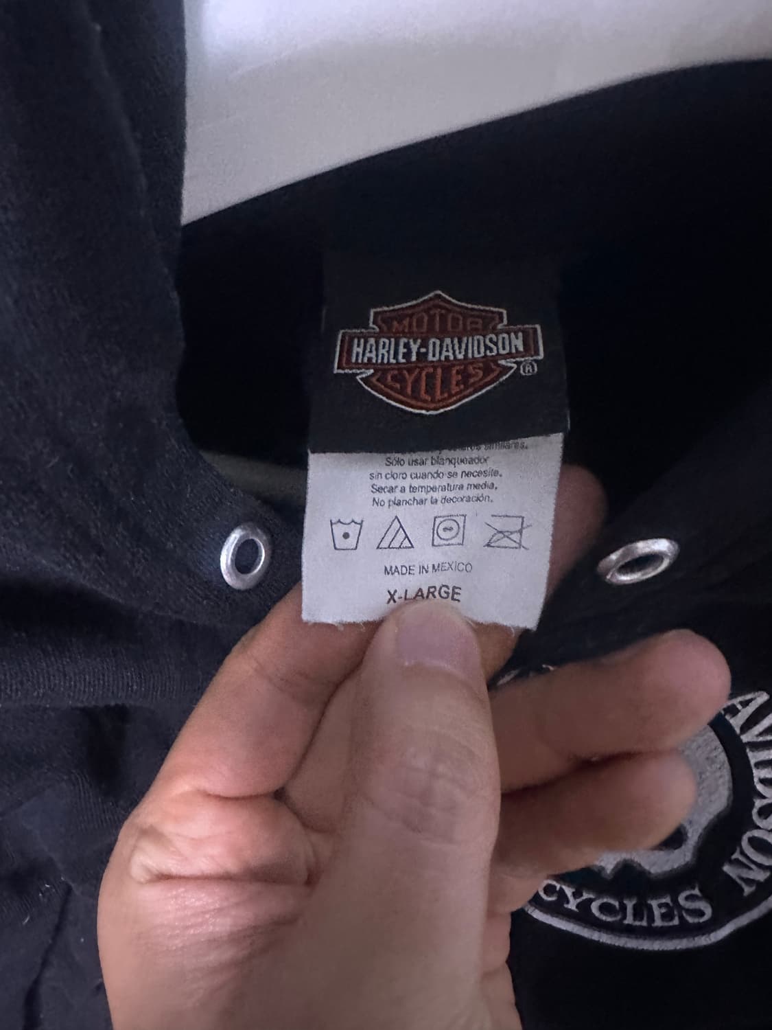 [XL] 할리데이비슨 스컬 후드 집업 상품이미지3