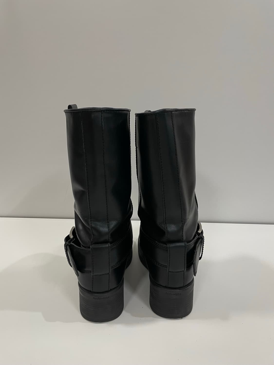 아카이브앱크 x 다샤 버클부츠 245-250 블랙 판매 상품이미지4