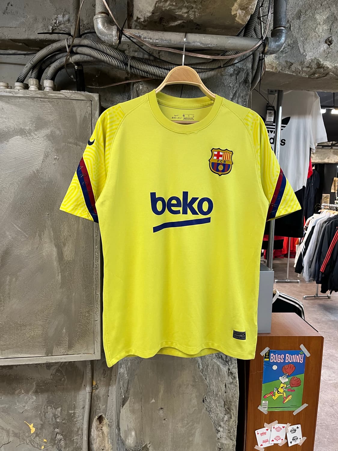 나이키 바르셀로나 21-22 써드 유니폼 옐로우 #csz1933 상품이미지1