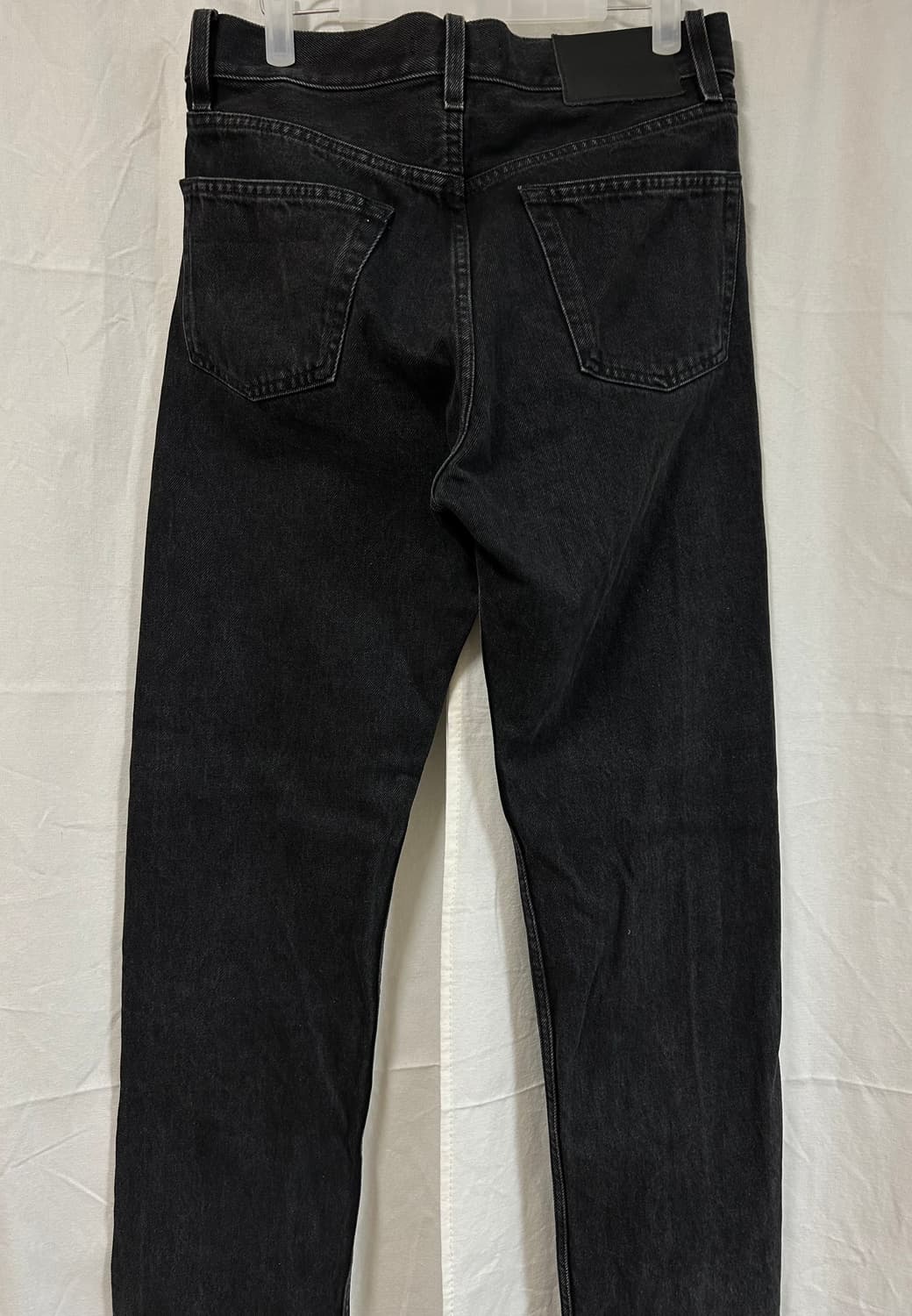 [29X32] 선플라워 스탠다드 데님 워시드 블랙 상품이미지3