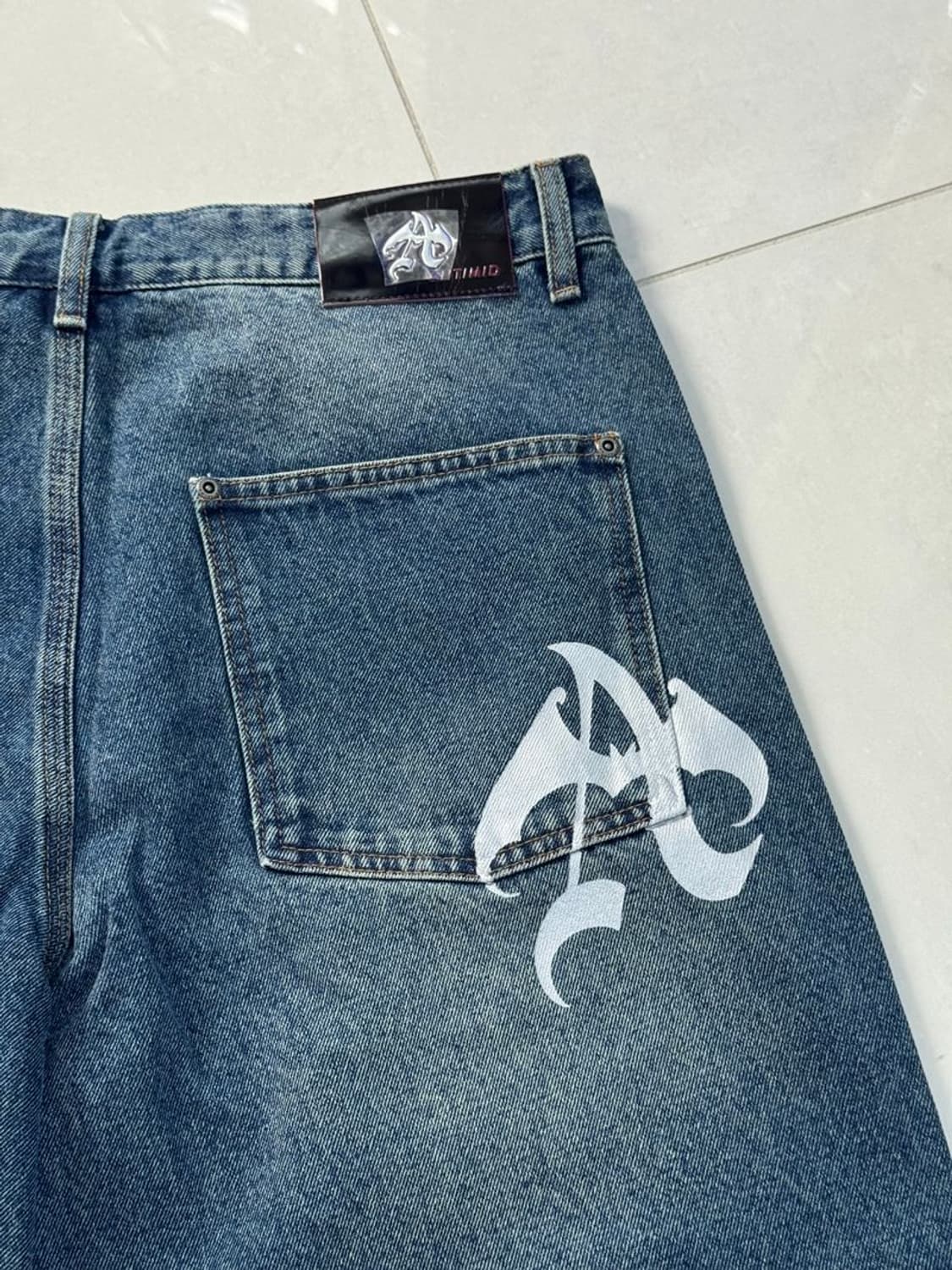 CROSS DENIM SHORTS 크로스 데님 반바지 상품이미지4