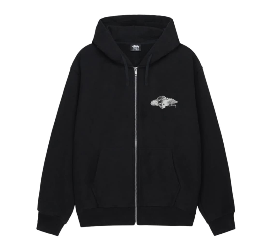 스투시 히프노스 집 후드 블랙 상품이미지2