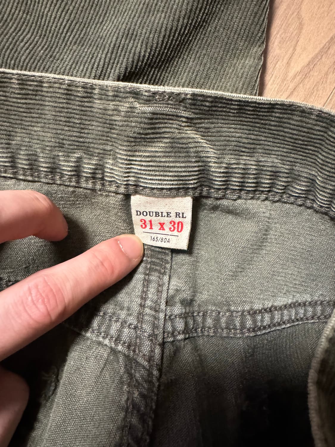 더블알엘(RRL)슬림핏 코듀로이 팬츠 31/30  상품이미지3