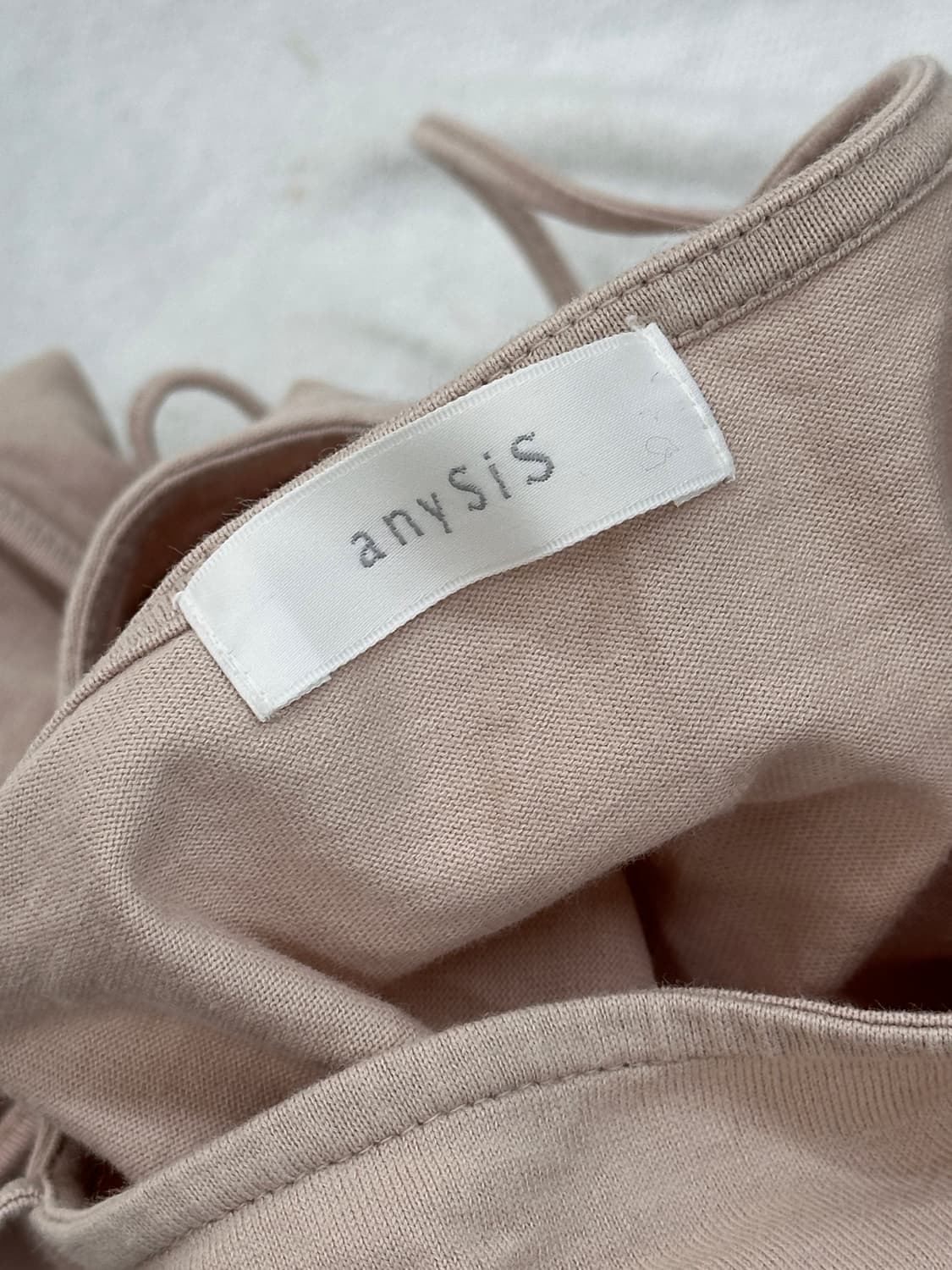 any sis 핑크 타이 셔링 포인트 반소매 반팔 티셔츠 갸루 러블리  상품이미지6