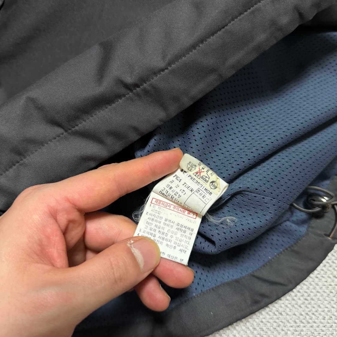 PGA 투어 블랙 바람막이 자켓 상품이미지5