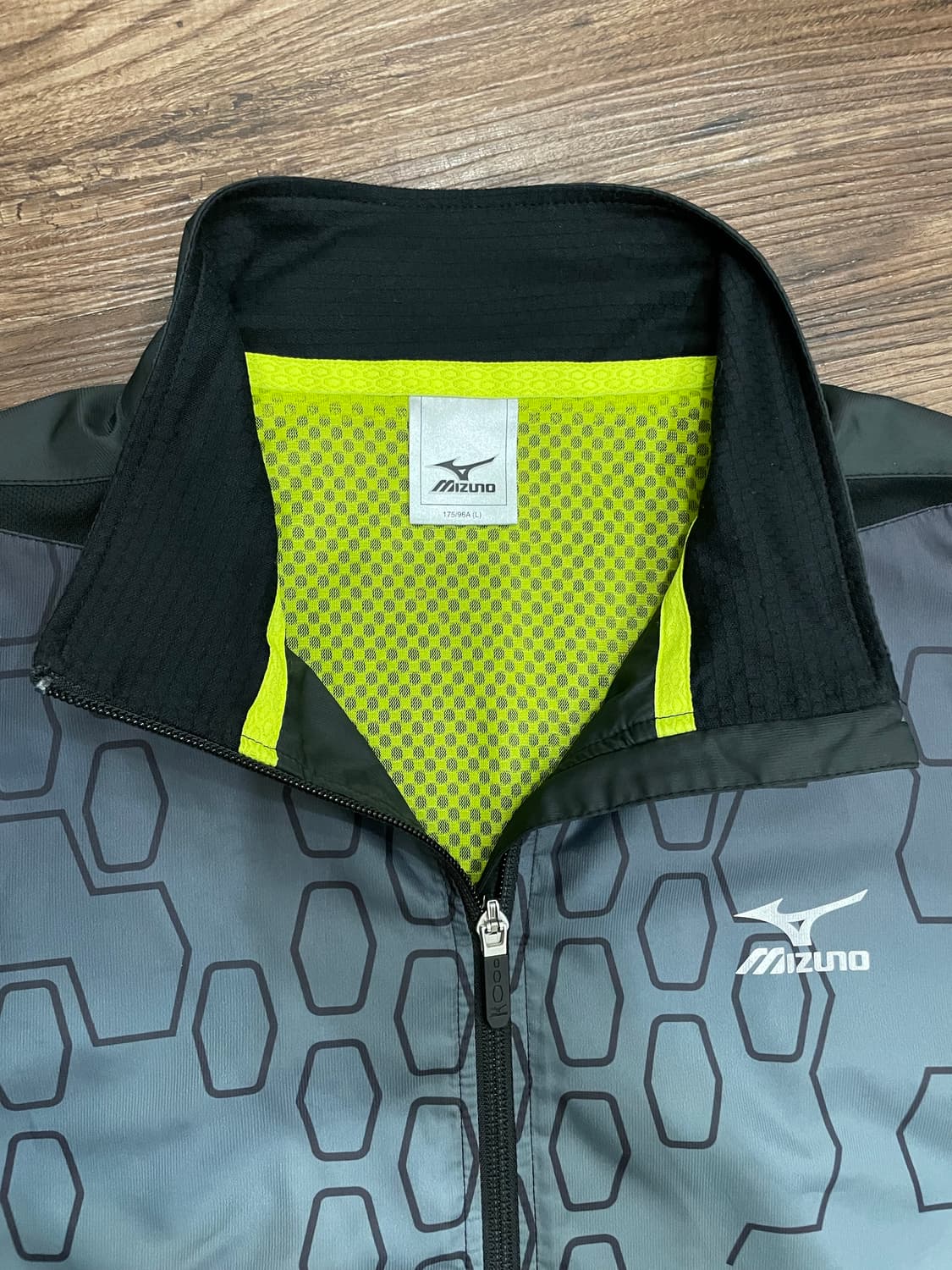 미즈노 MIZUNO 윈드브레이커 바람막이 블랙 상품이미지1