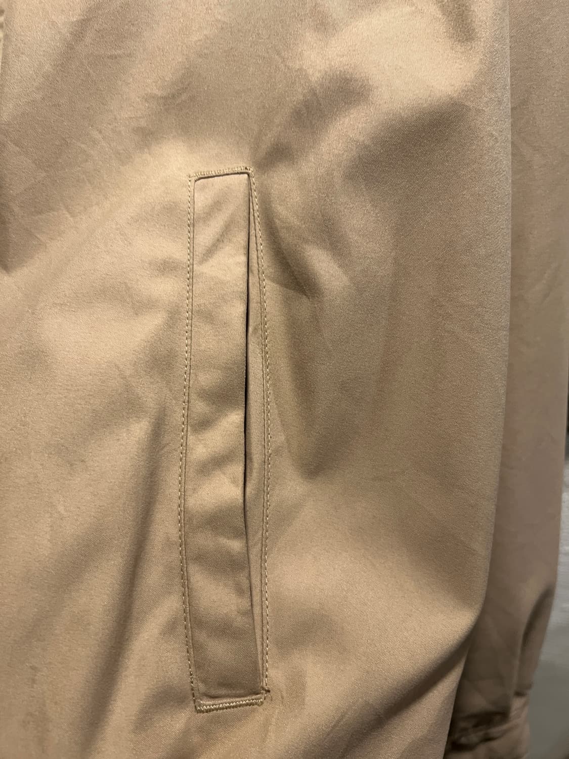 [2XL]폴로 랄프로렌 체크 라이닝 베이지 드리즐러 자켓 상품이미지4