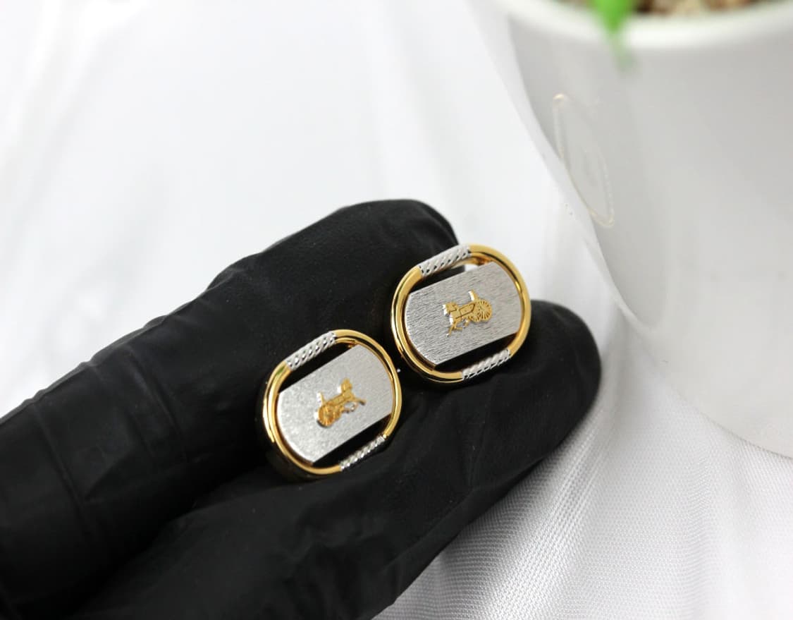 셀린느 A+등급 5cm 남자 명품 넥타이핀 커프스 세트 상품이미지7