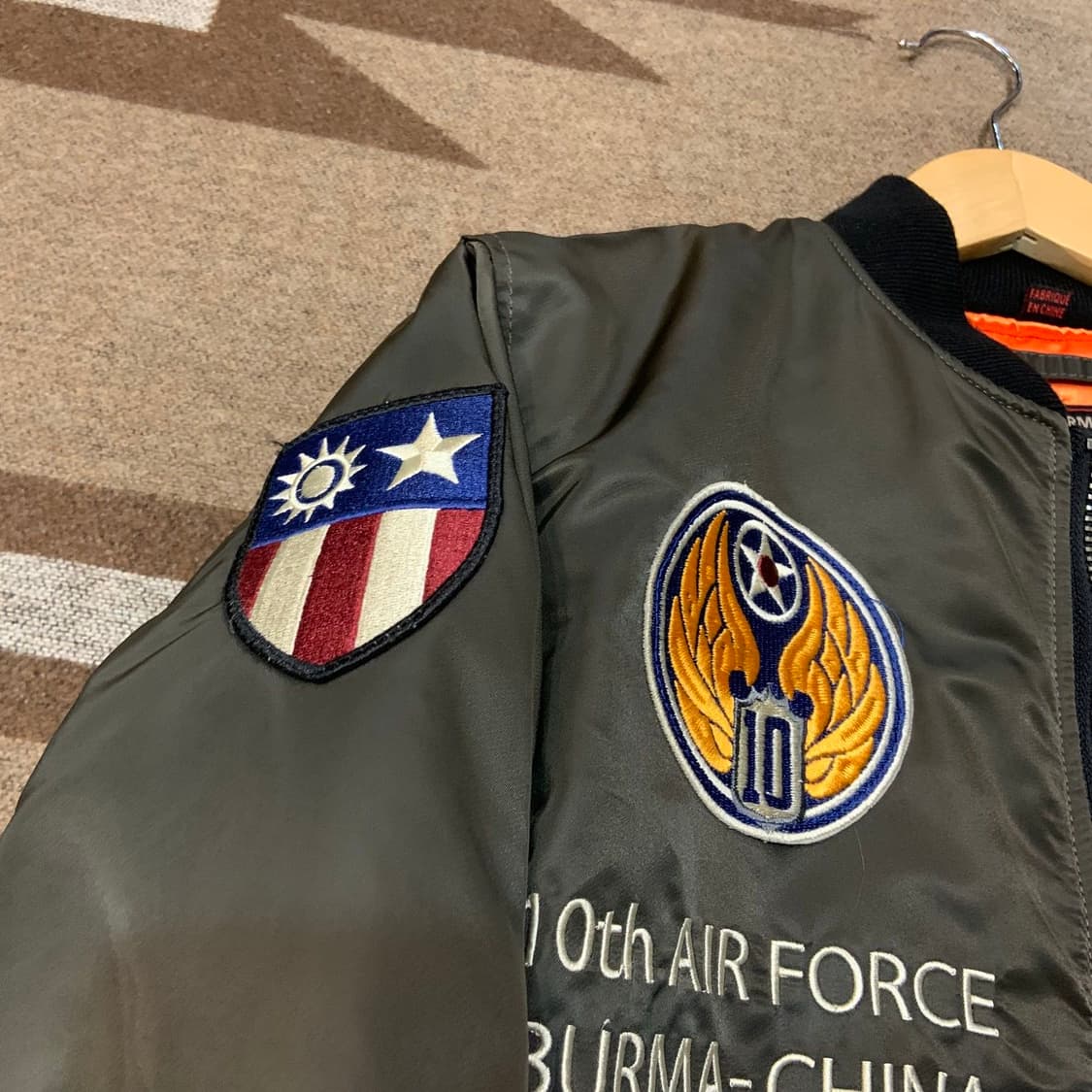 새상품)Schott 쇼트 Ma-1 플라잉타이거 자켓 L 상품이미지4