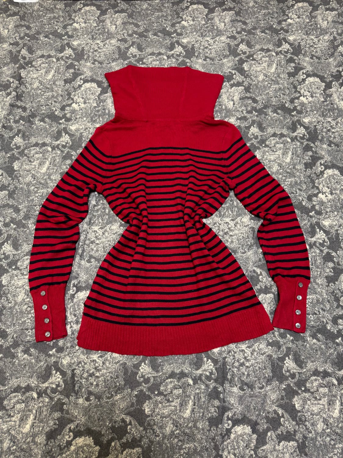 loose-neck stripe turtleneck  상품이미지6