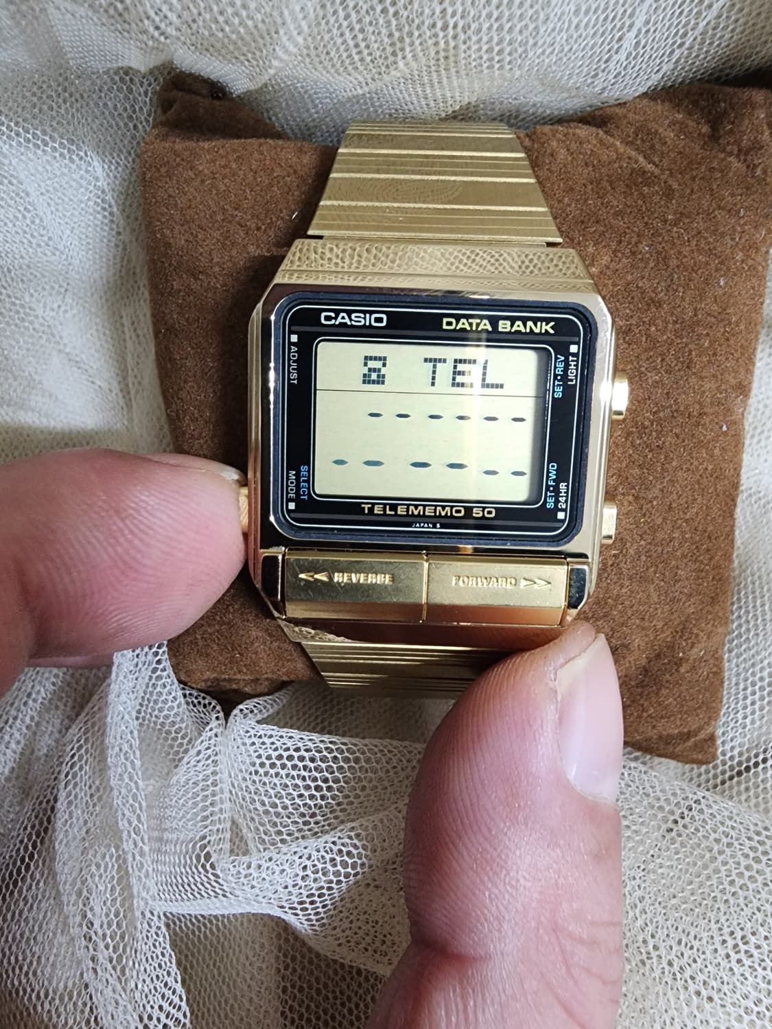 카시오 데이터뱅크 DB-500G 빈티지 시계 상품이미지8