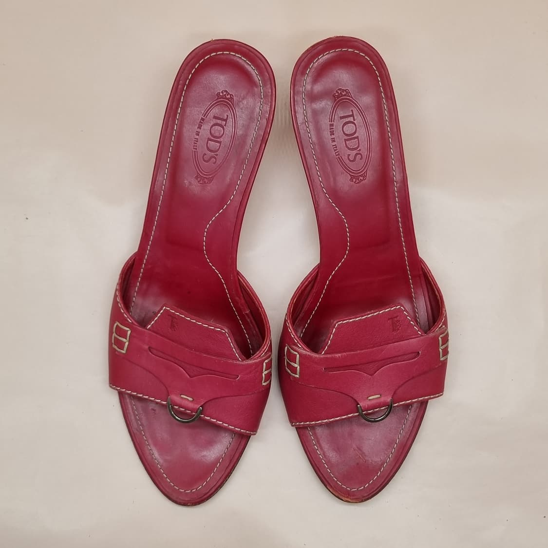 토즈 여성슬리퍼7.5 240 굽5 상품이미지2