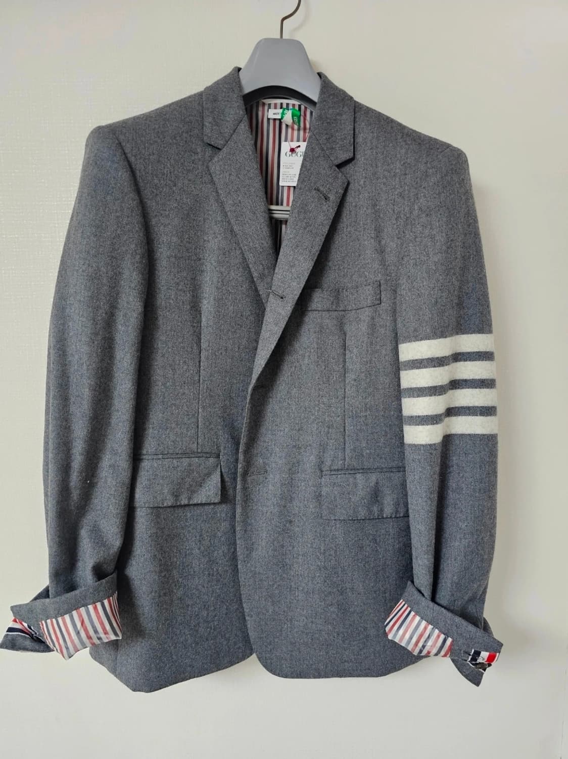 톰브라운 사선완장 플란넬 100% 울 자켓 셋업(2/100) 상품이미지2