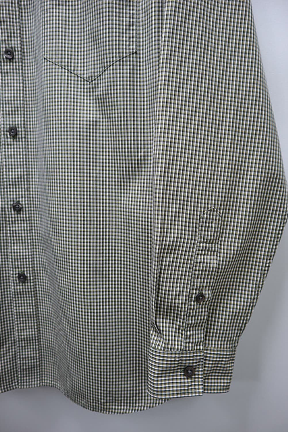 라코스테 카키체크 셔츠 슬림핏 드라이완료 상품이미지4