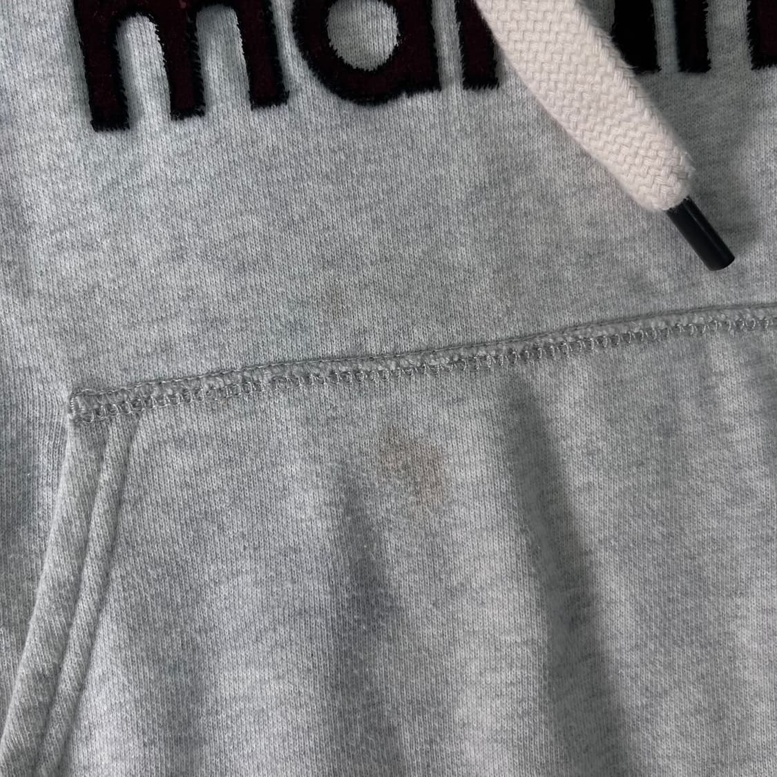 100 이자벨마랑 빅로고 후드티 상품이미지4