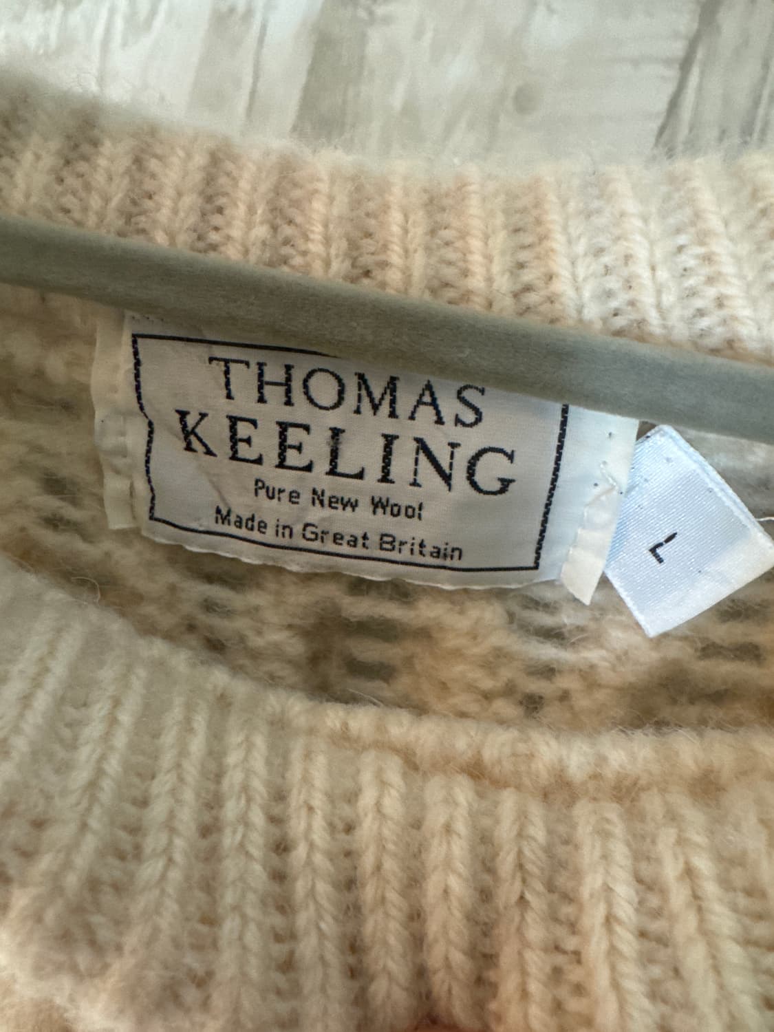 빈티지 피셔맨 니트 스웨터 상품이미지3