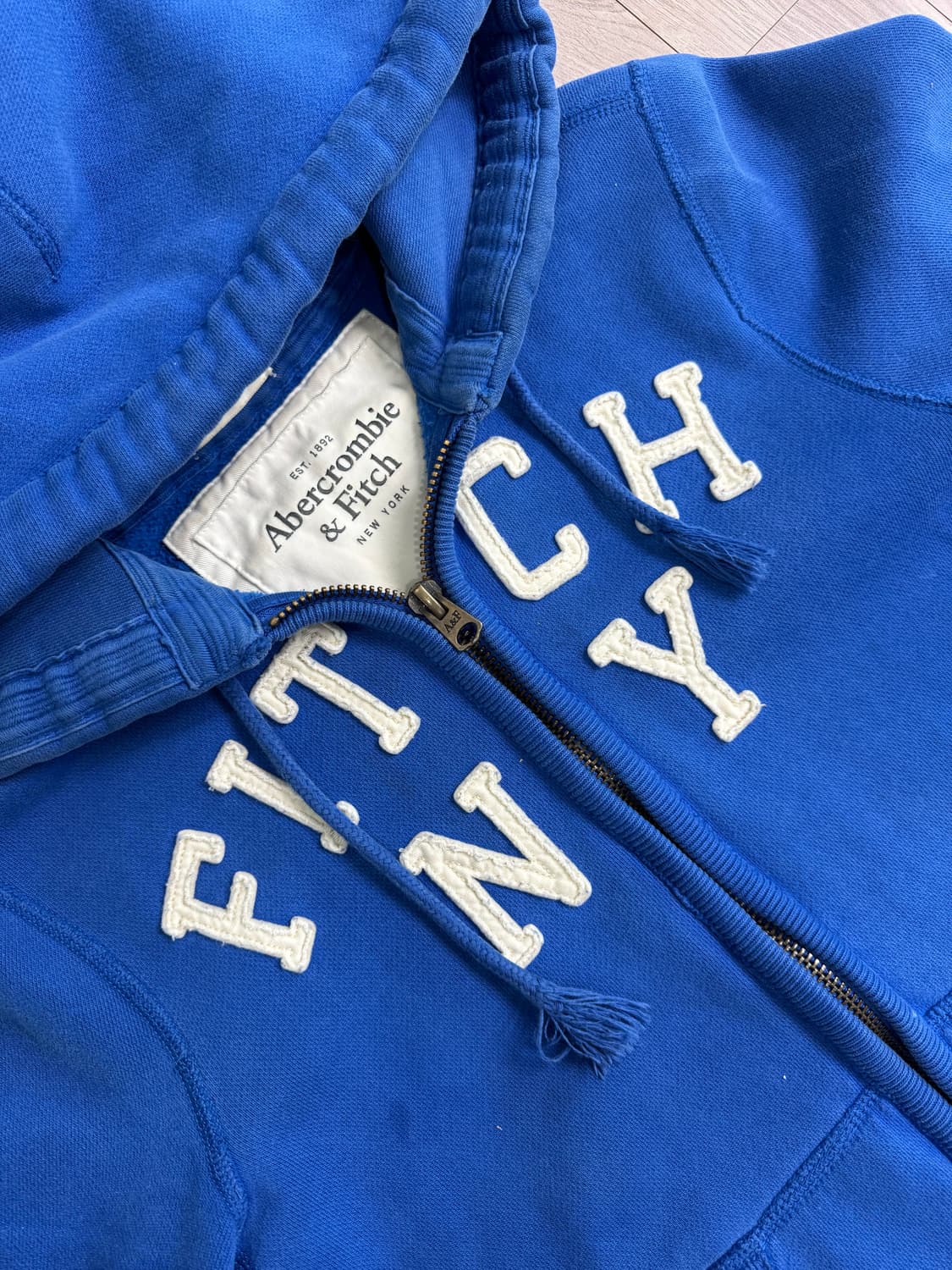 아베크롬비 블루 후드집업 상품이미지3