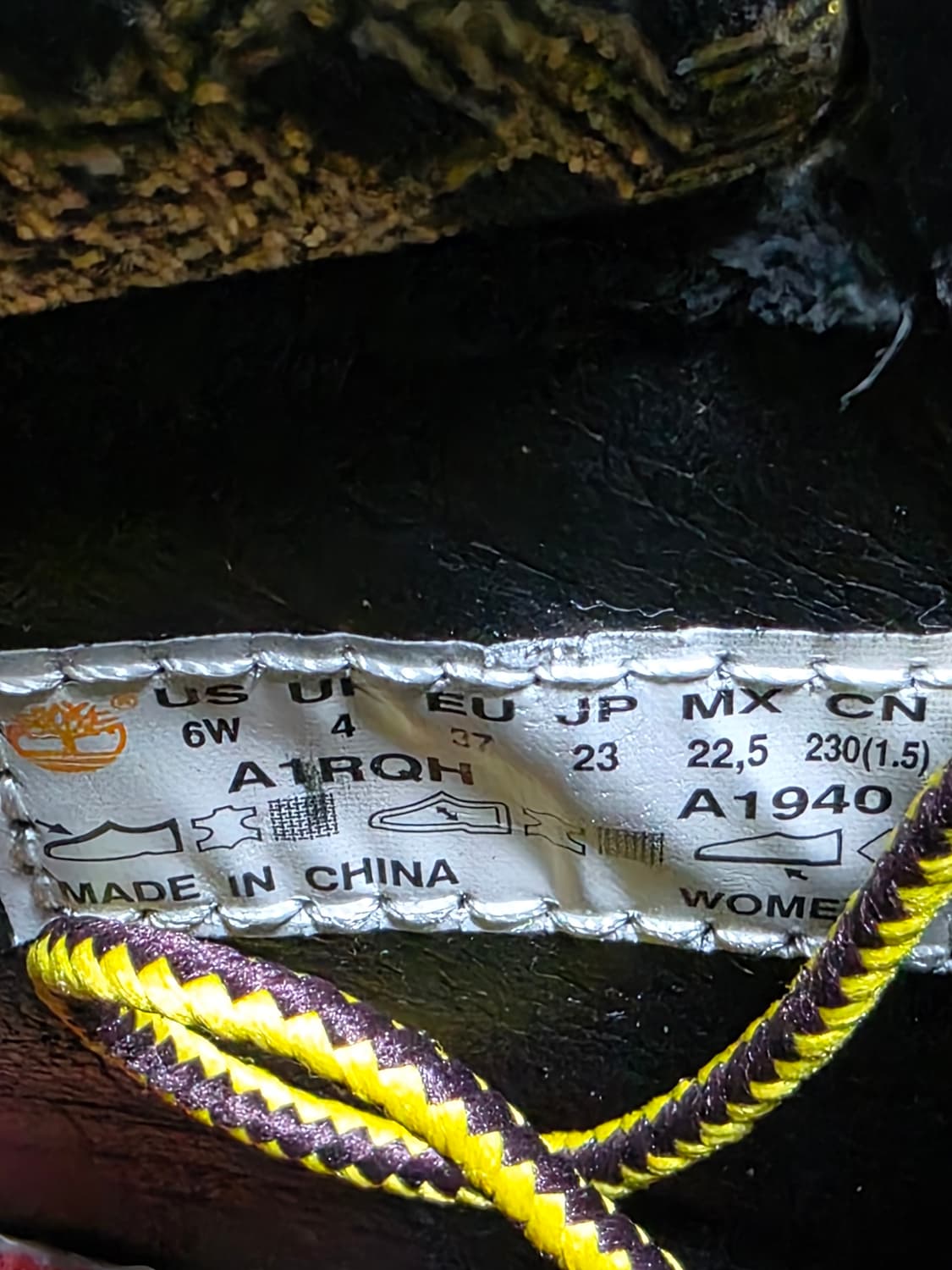 팀버랜드 6인치 여성 블랙부츠(230) 상품이미지8