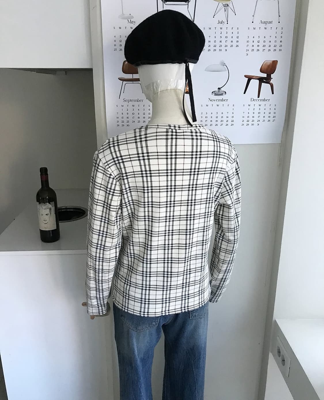 버버리 로고 노바체크 긴팔티 상품이미지8