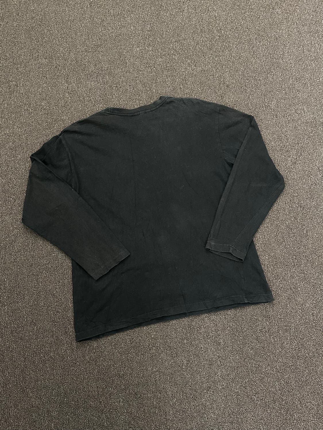 L)B-one-soul Project 빈티지 빅프린팅 블랙 롱슬리브 상품이미지4