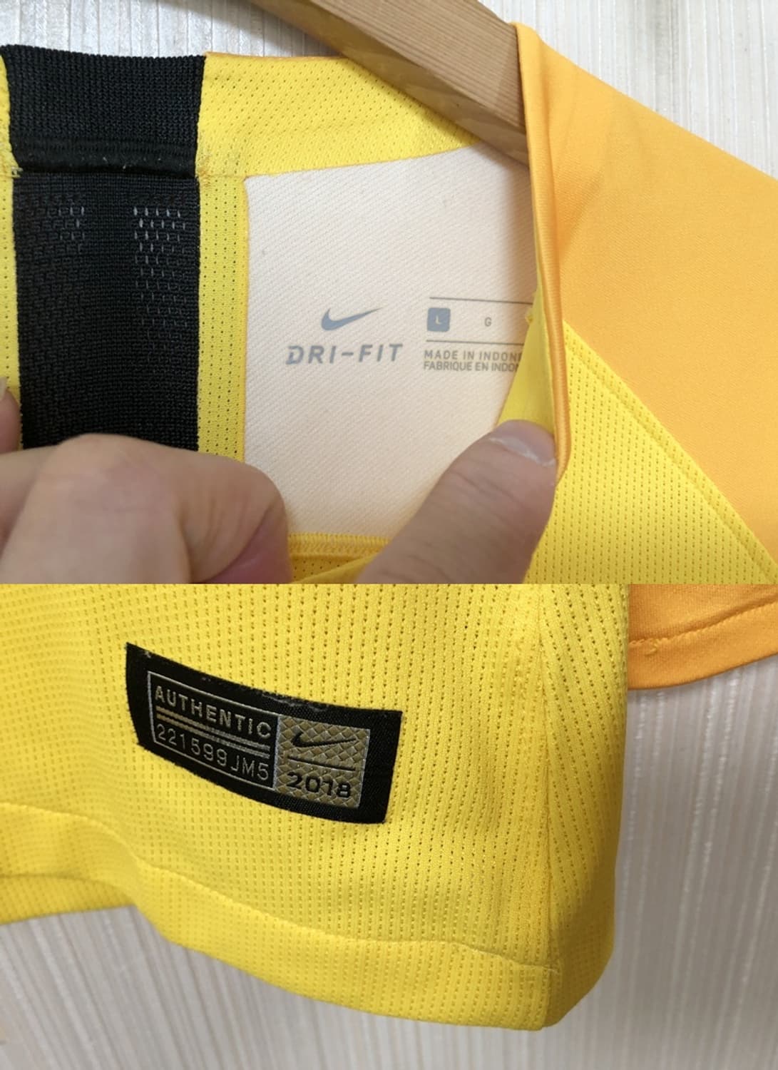 나이키국대 국대KOREA 18-20 여자축구국대 골키퍼유니폼 L(90) 상품이미지4