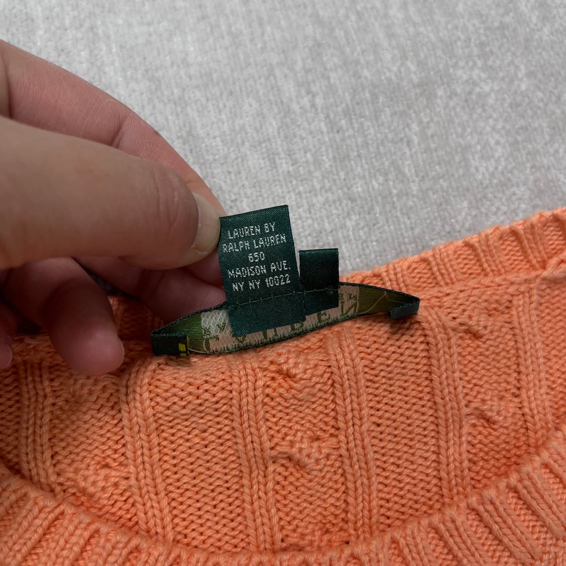 W 95 폴로랄프로렌 꽈배기 니트 상품이미지3