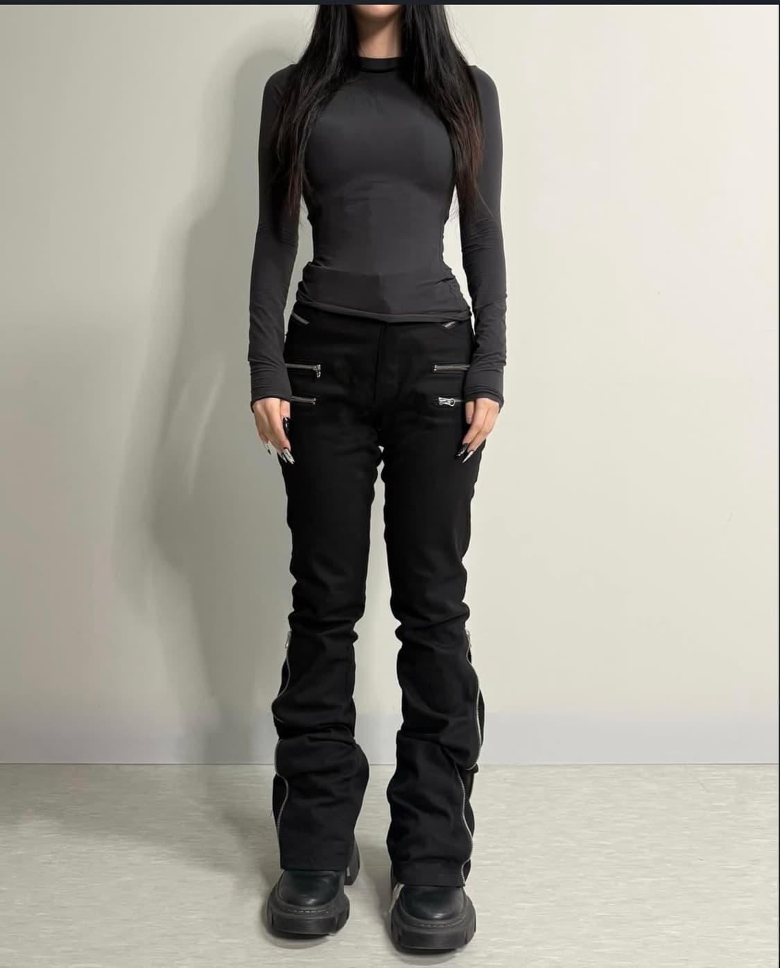 SMH) HARDLINE FLARE PANTS 상품이미지1