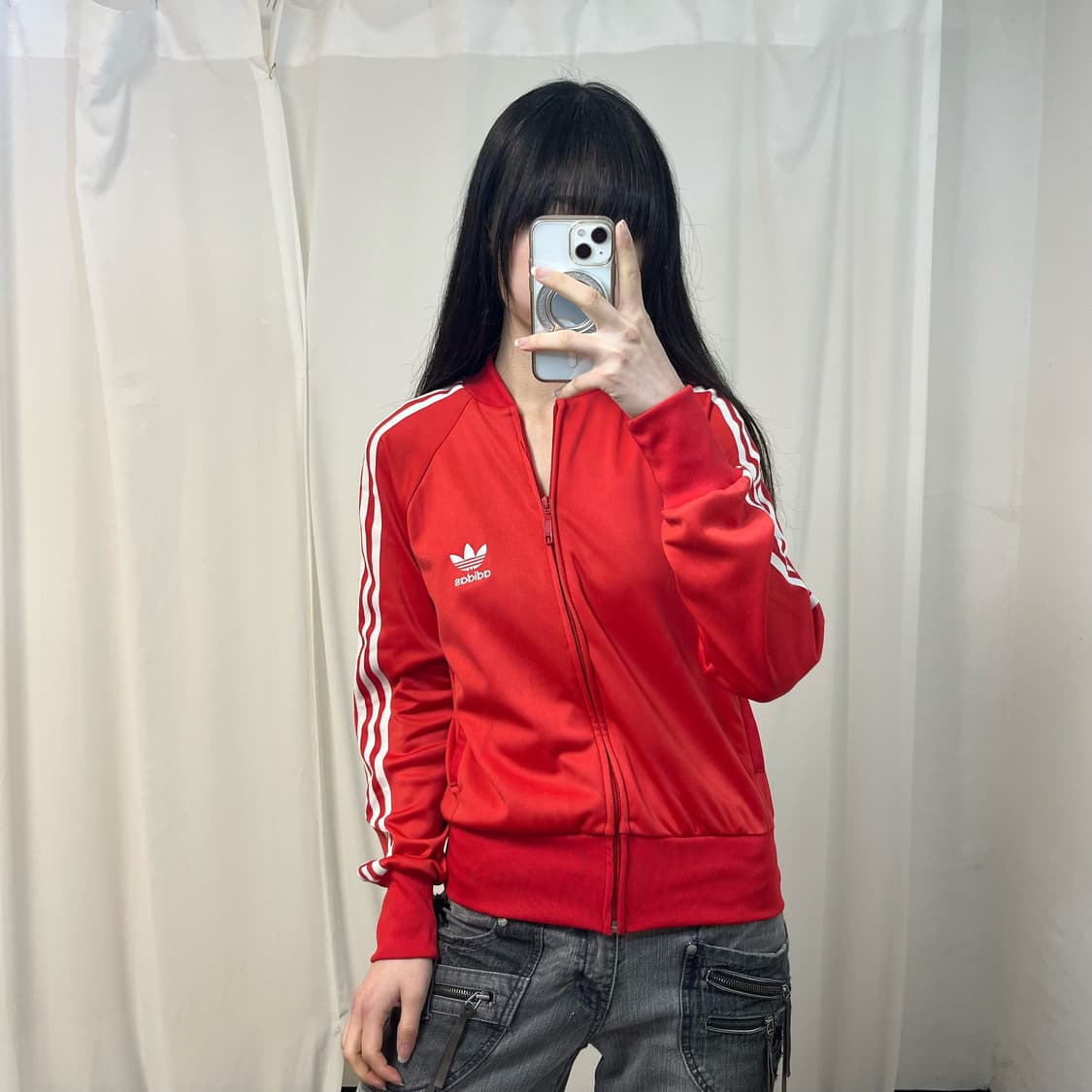 Adidas red Superstar jersey 상품이미지2