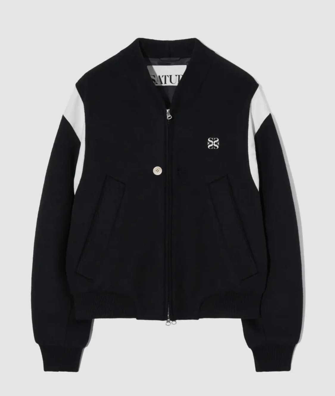 세터 퍼시 칼라리스 바시티 자켓 (블랙 WS) 상품이미지1