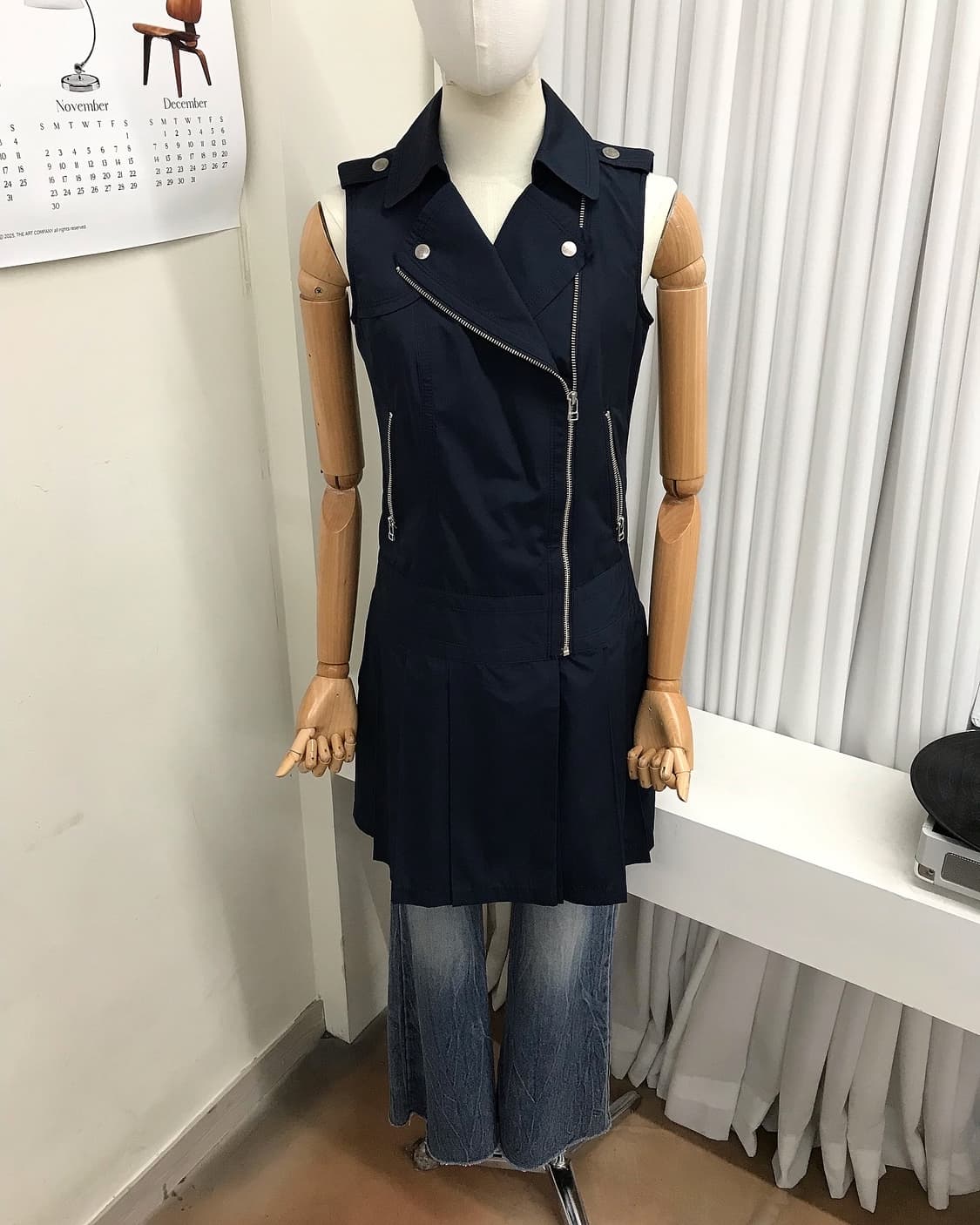 버버리 슬리브리스 원피스 자켓 상품이미지9