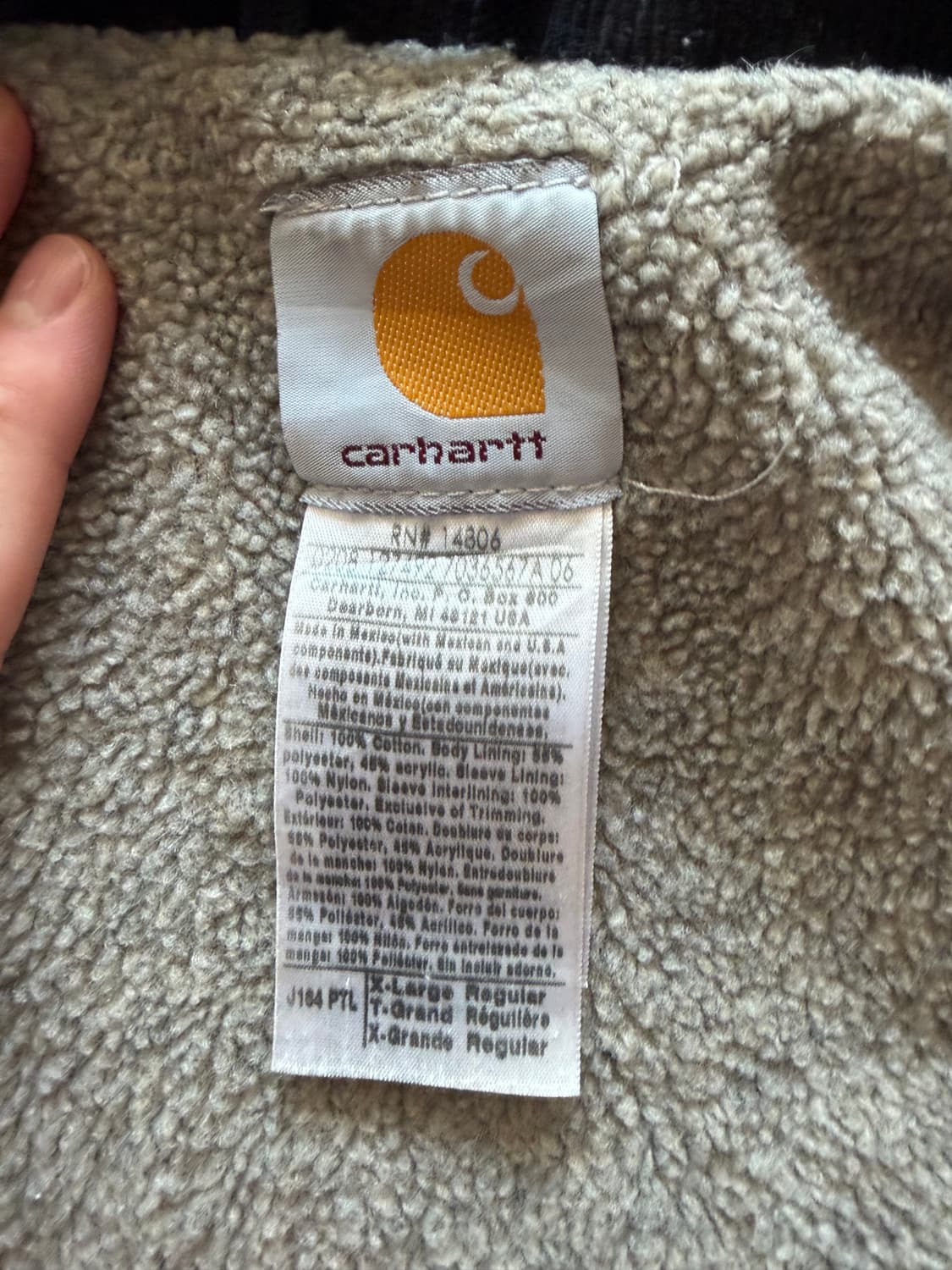 [XL] 칼하트 샌드스톤 디트로이트 덕 액티브 자켓 j22 j164 상품이미지4