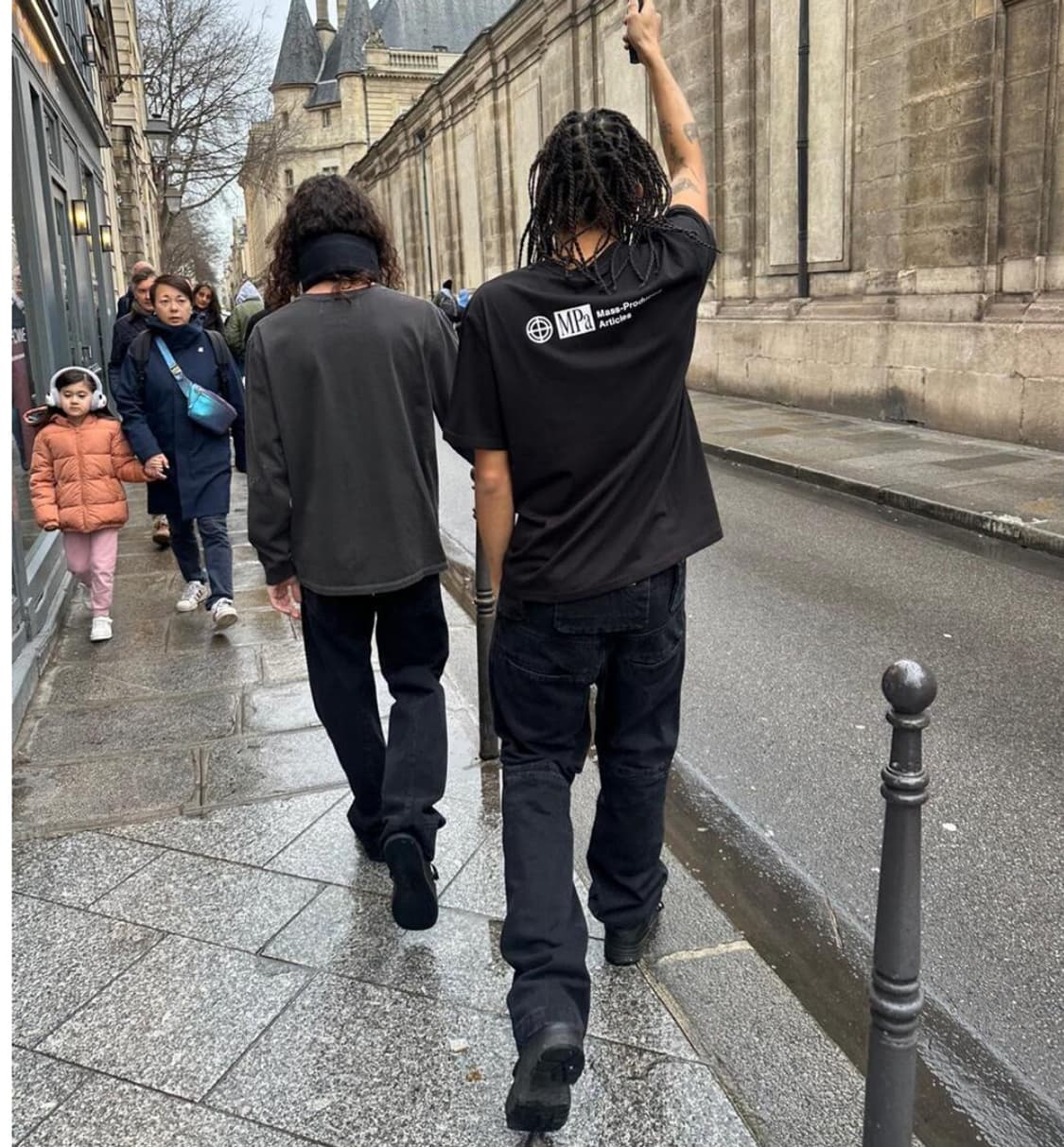 L 플라스틱프로덕트 MPa T-SHIRT 반팔 블랙 새상품 상품이미지1