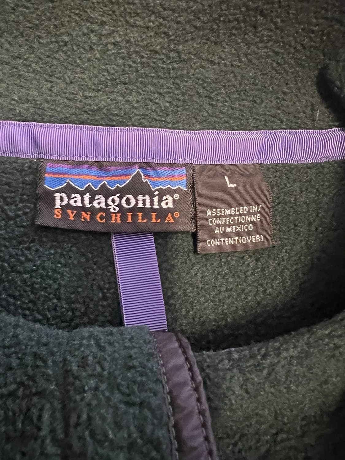 98FW 멕시코 파타고니아 신칠라 스냅-T 헌터 그린 상품이미지4