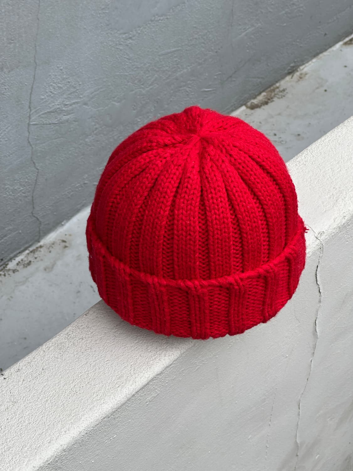 [S-M] 디즈니 미키마우스 로고 레드 비니 모자 상품이미지3