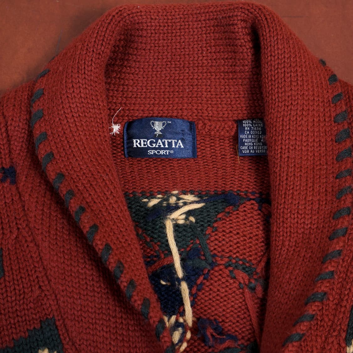 1980s Regatta Sport 웨스턴 니트 자켓 상품이미지6