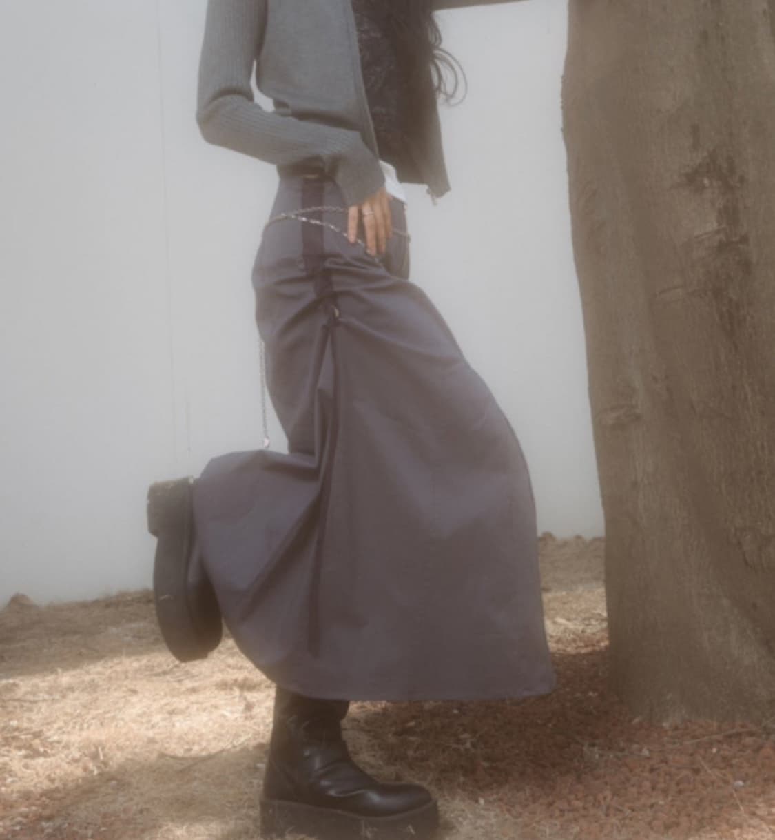 애즈온 나나 롱 스커트 상품이미지3