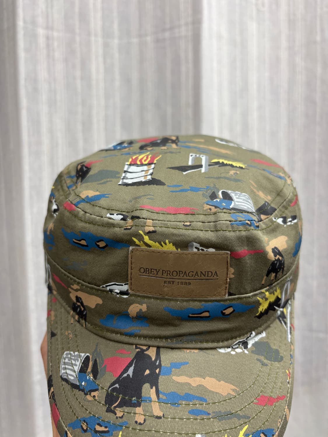 Obey 오베이 Propaganda 5패널 스트랩백 군모 모자 상품이미지2