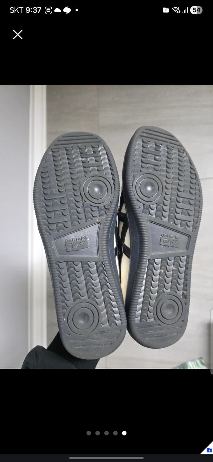 오니츠카타이거 토쿠텐 화이트블랙 265사이즈 상품이미지5