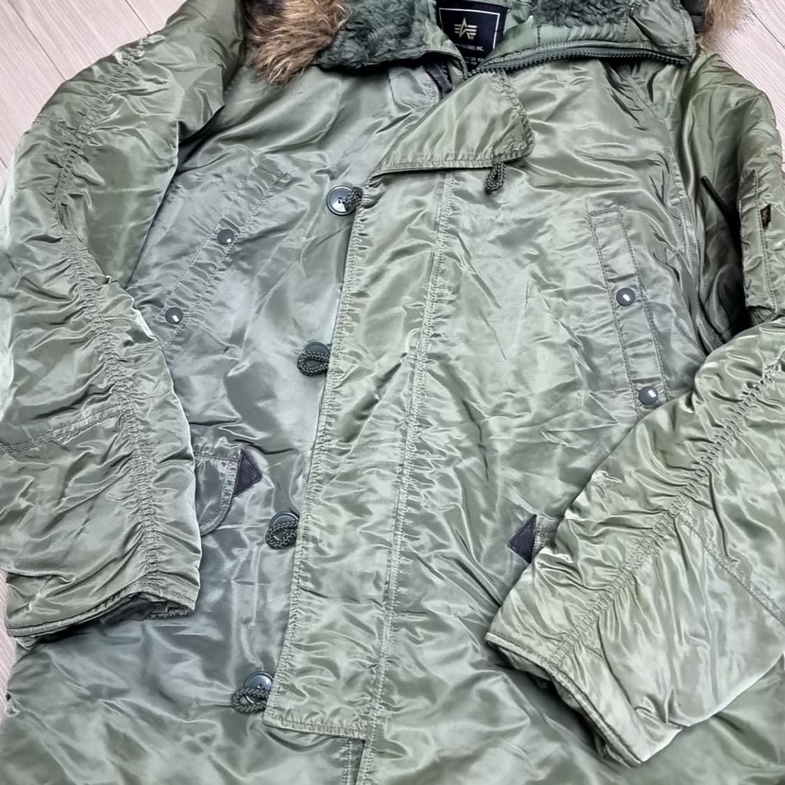 USA 알파인더스트리 N-3B 패딩 야상 점퍼(xl) 상품이미지3